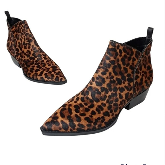 Marc Fisher LTD Obrraly Leopard Booties - Picture 1 of 7